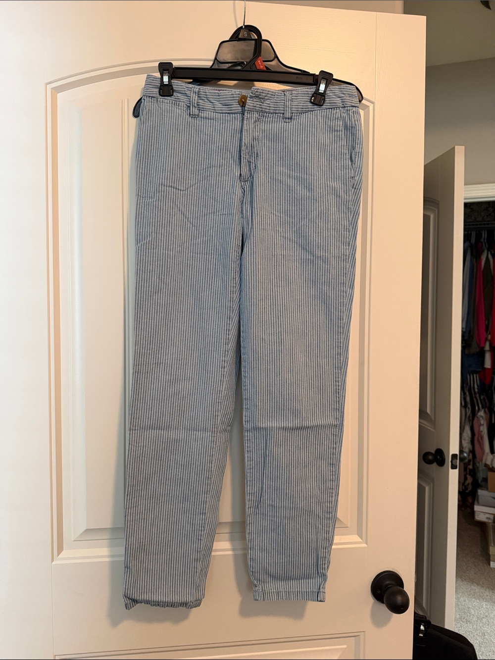 Light Blue Pinstripe women Jeans
